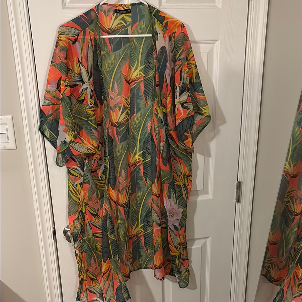 Tropical Floral Kimono - Picture 1 of 2